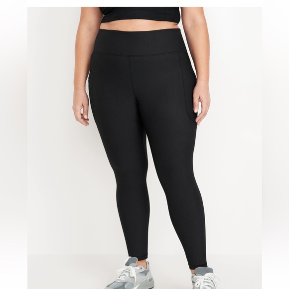 Old Navy Active Powersoft High Rise Leggings 7/8 Length Black Size 4X NWT! - Picture 14 of 16